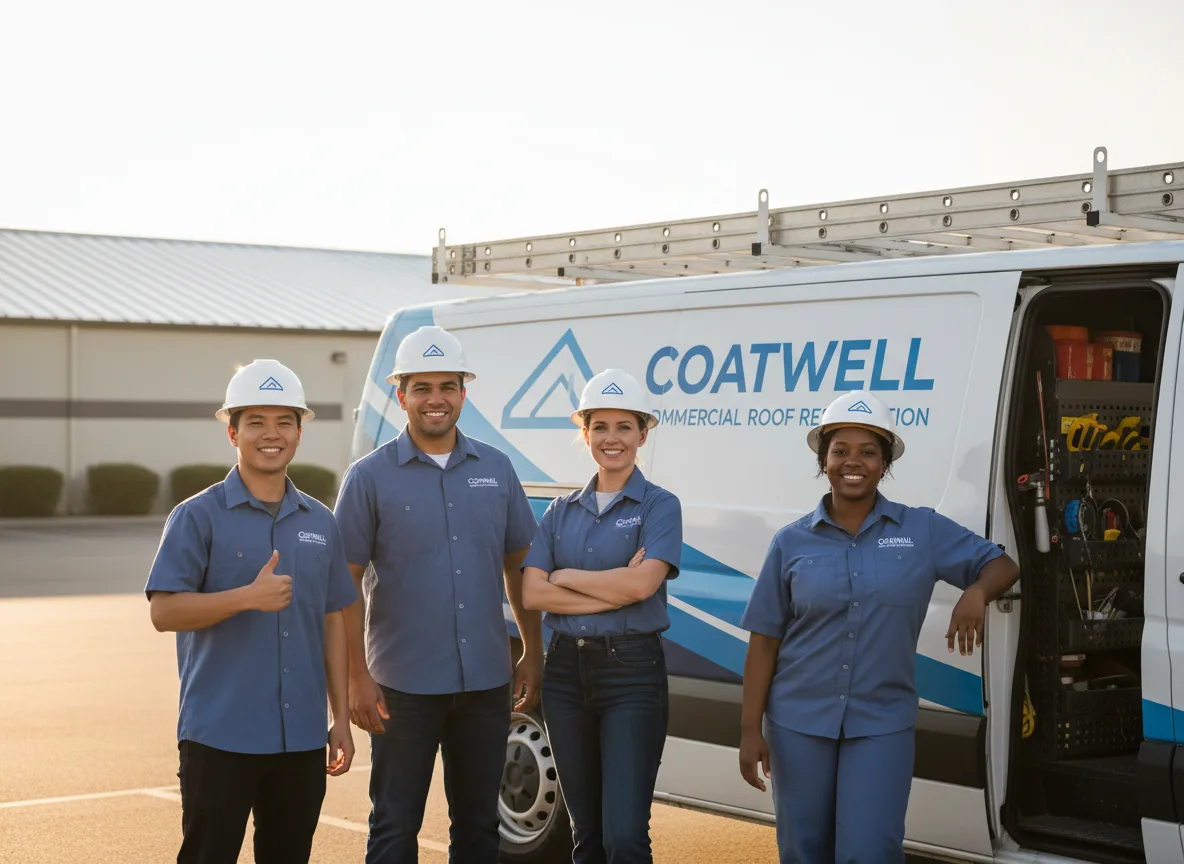 Commercial roof coating company in Glennie, MI